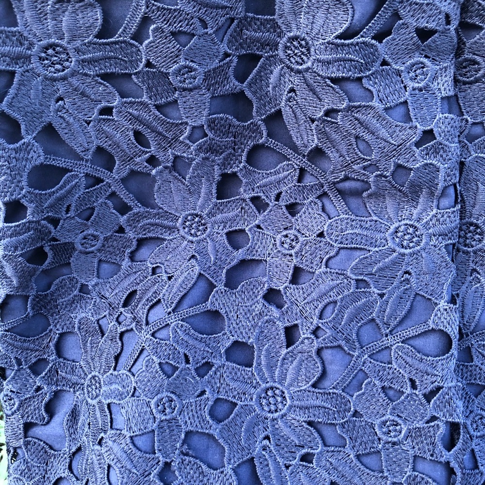 Navy crocheted dress - Picture 4 of 4